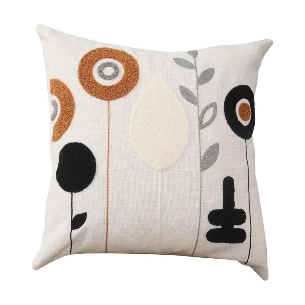 Ľanový dekoračný vankúš 43x43 cm Sunflower – Mioli Decor