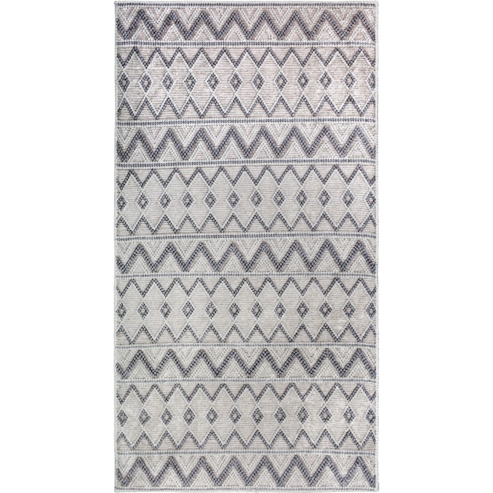 Sivý prateľný koberec 160x230 cm Zig Zag – Vitaus