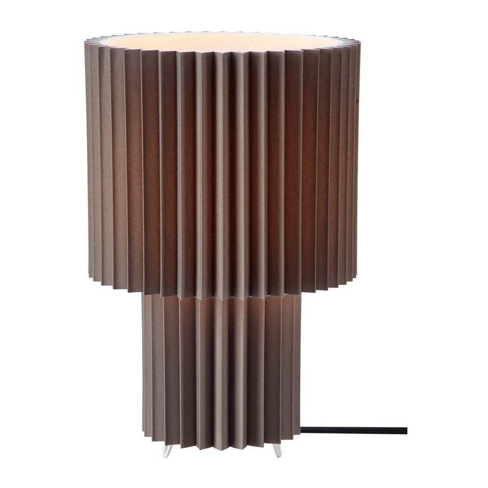 Sivá stolová lampa s textilným tienidlom (výška 32 cm) Catis – Markslöjd