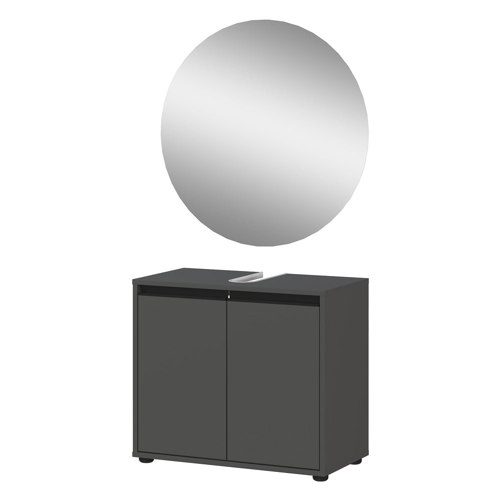 Antracitová kúpeľňová zostava Lemont – Germania