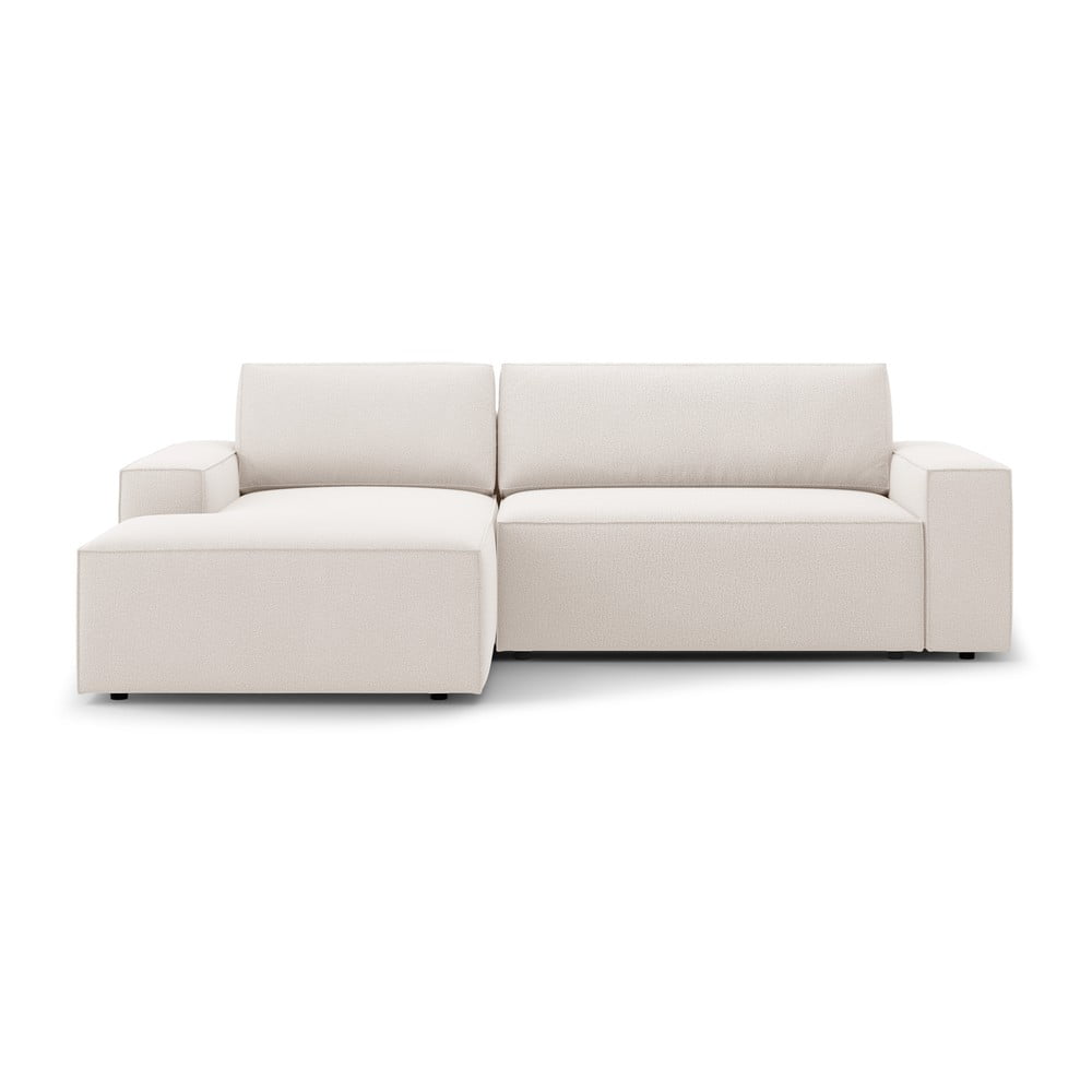 Béžová rozkladacia rohová pohovka (ľavý roh) Jodie – Micadoni Home