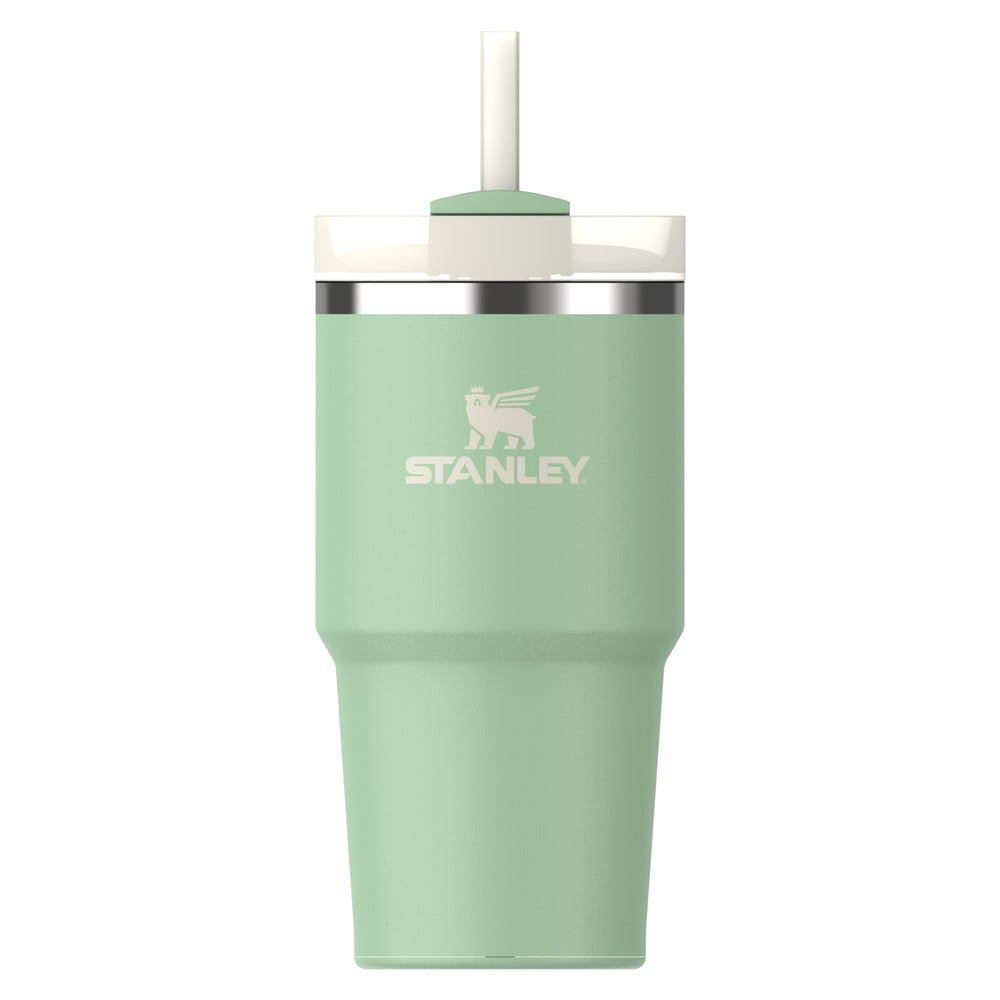 Šalviová zelená termoska so slamkou z nehrdzavejúcej ocele 600 ml Quencher H2.0 FlowState Tumbler Pistachio – Stanley