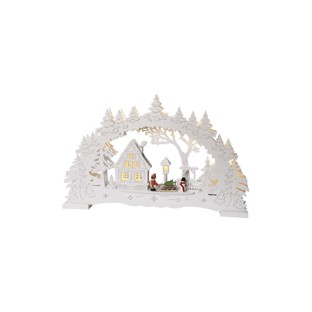 Biela svetelná LED dekorácia Star Trading Ulm