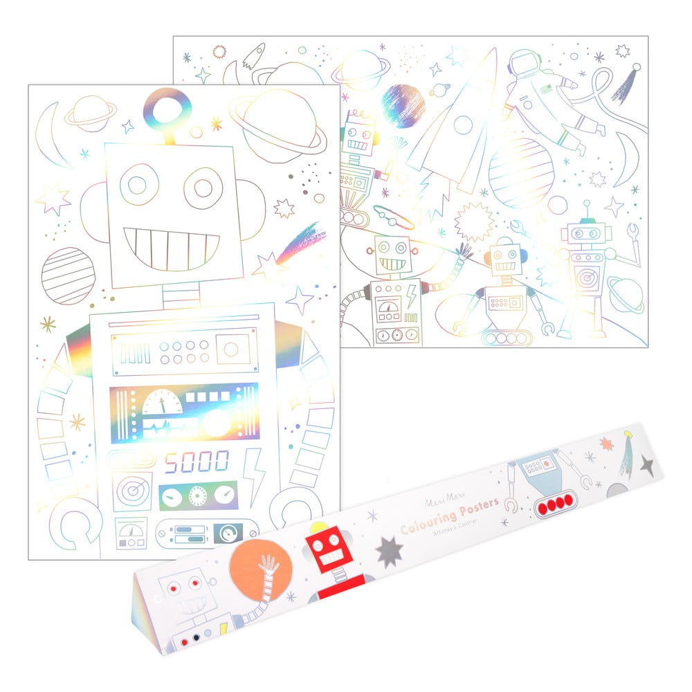 Omaľovánky Space – Meri Meri