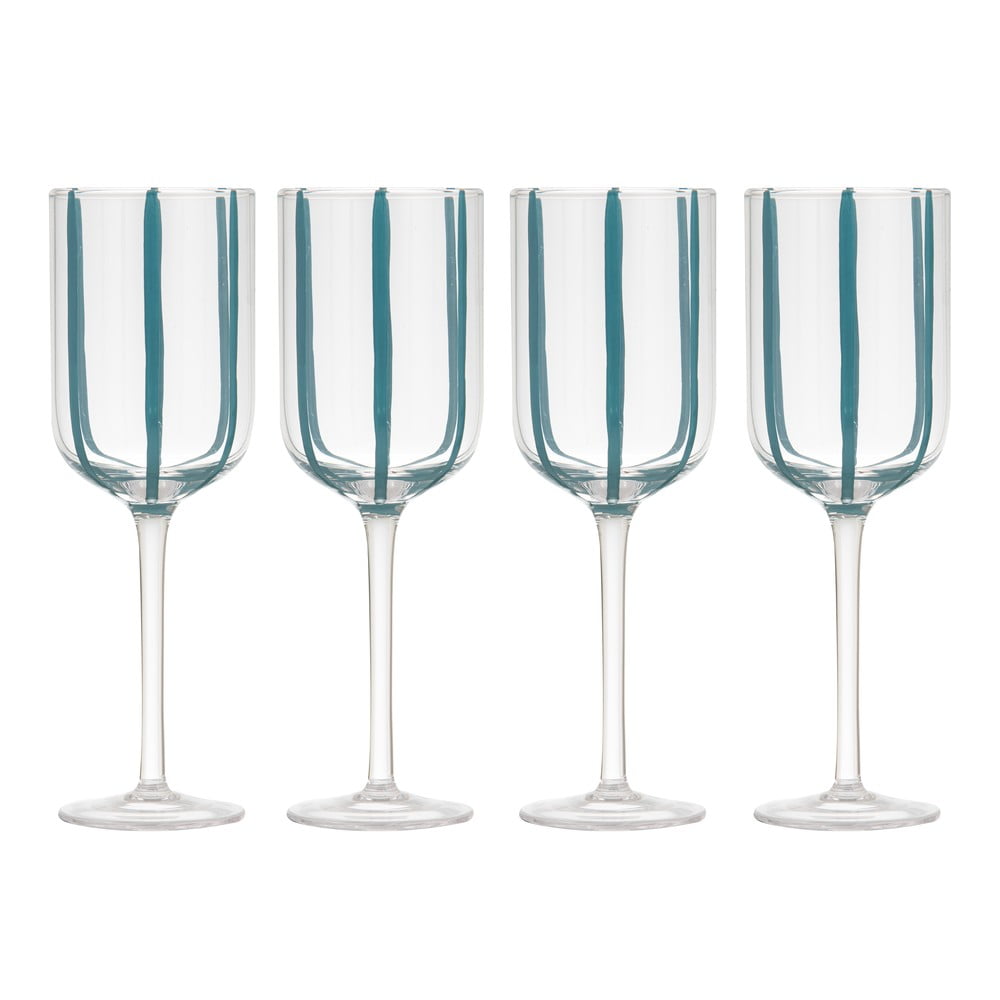 Poháre v súprave 4 ks na víno 350 ml Stripe – Ladelle