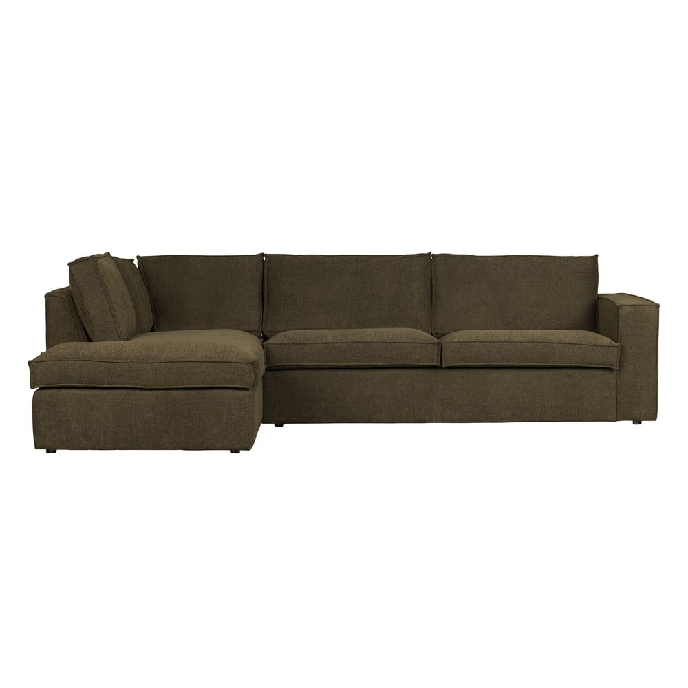 Tmavozelená rohová pohovka WOOOD Freddie