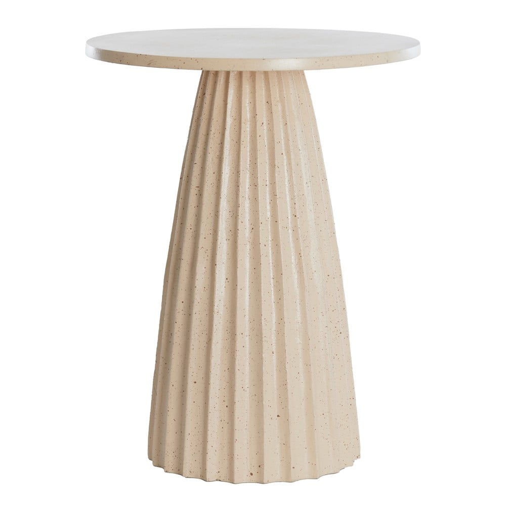 Kovový okrúhly odkladací stolík ø 40 cm Veglia – Light & Living