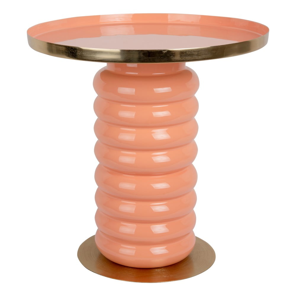 Kovový okrúhly odkladací stolík ø 41 cm Ruby – Leitmotiv