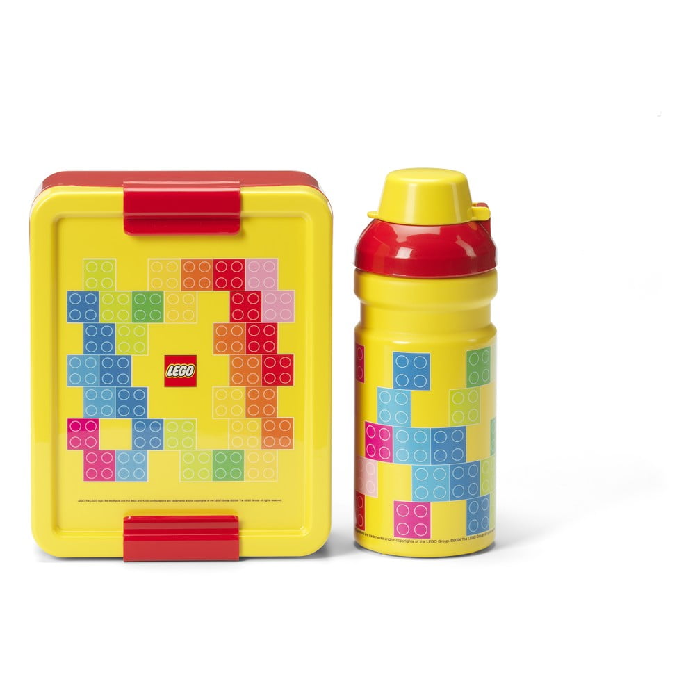 Detský desiatový box s fliaš Brick – LEGO®