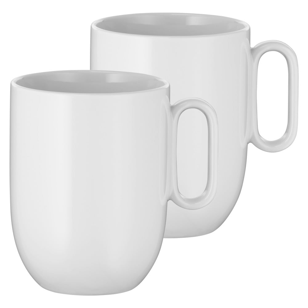 Biele porcelánové hrnčeky v súprave 2 ks 380 ml Barista – WMF