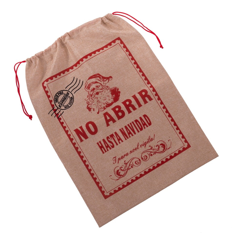 Vianočné vrecko z juty Casa Selección