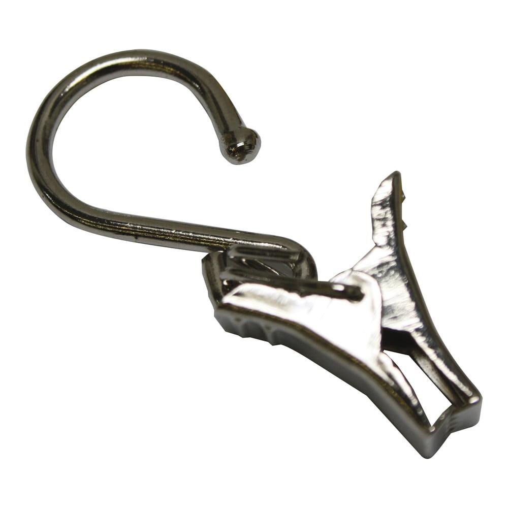 Kovové žabky na záclony v súprave 20 ks - Gardinia