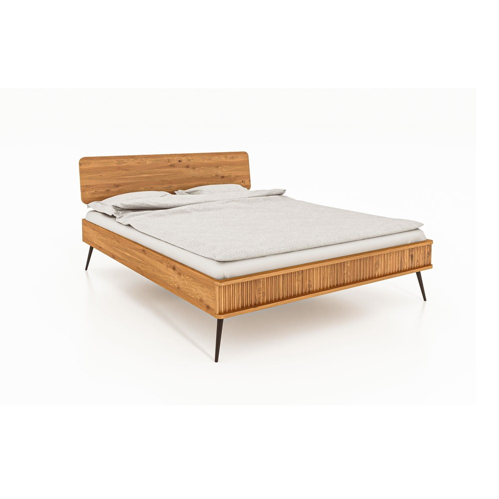 Dvojlôžková posteľ z dubového dreva 180x200 cm Kula 1 - The Beds