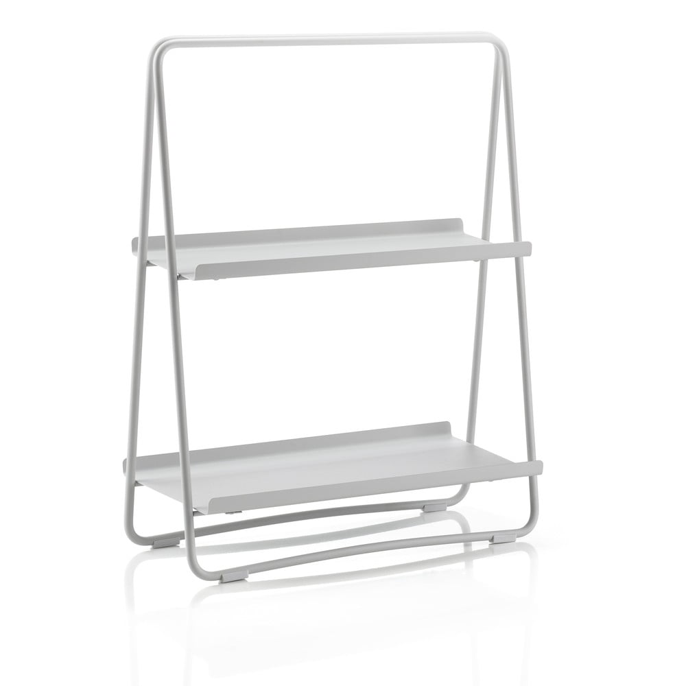 Svetlosivý kovový regál 23x58 cm A-Table - Zone