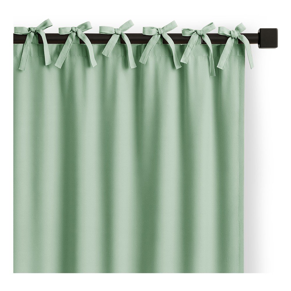 Dimout záves v mentolovej farbe 140x250 cm Carli Tie – Restilo