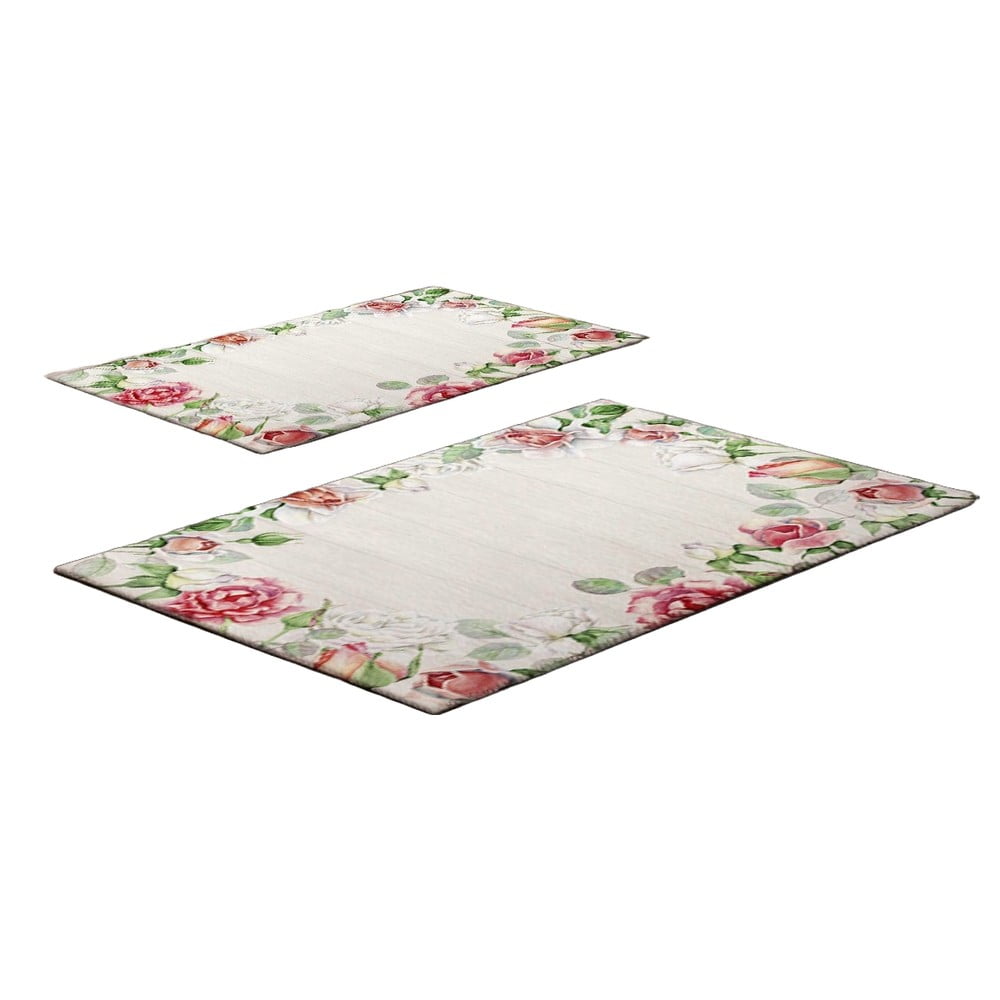 Kúpeľňové predložky v súprave 2 ks 60x100 cm – Foutastic