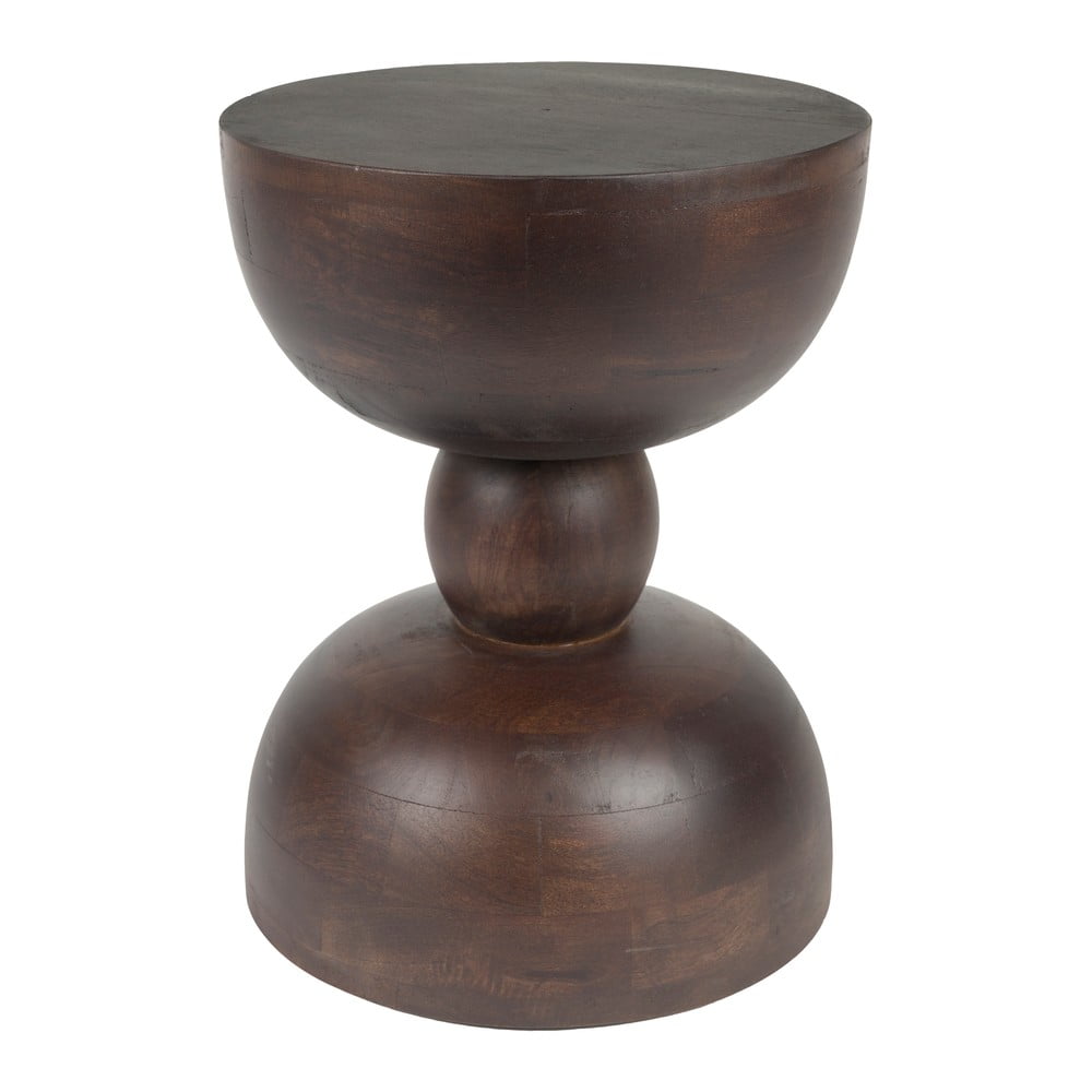 Okrúhly odkladací stolík z mangového dreva ø 30 cm Izzy – White Label