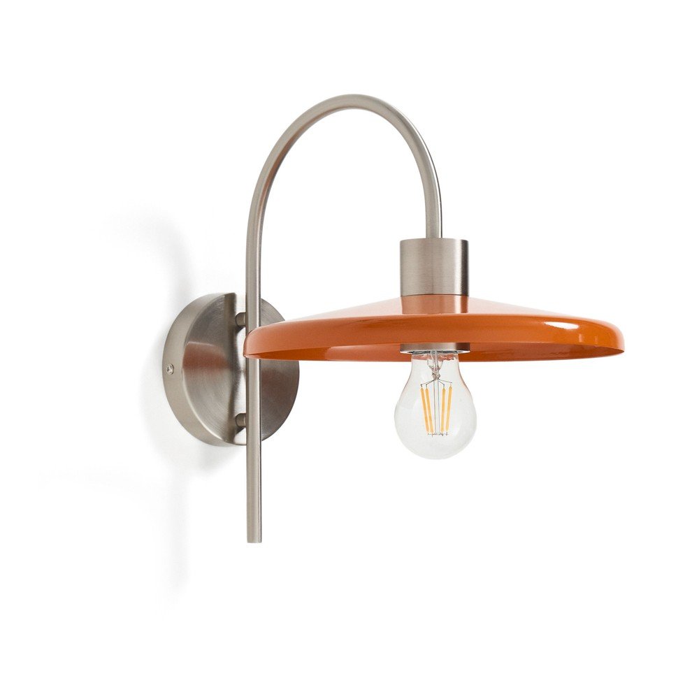 Oranžové nástenné svietidlo ø 27 cm Nuvira – Kave Home