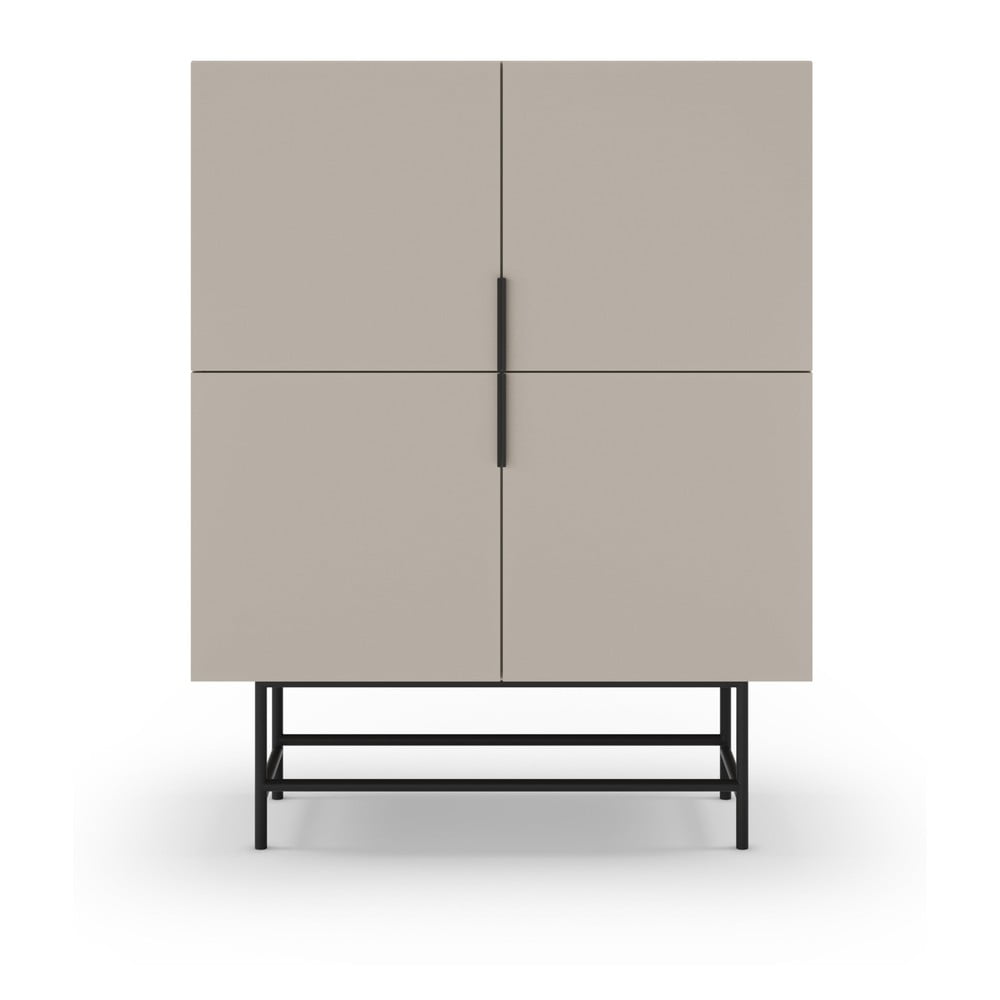 Krémová skrinka 100x128 cm Eldia – Marckeric