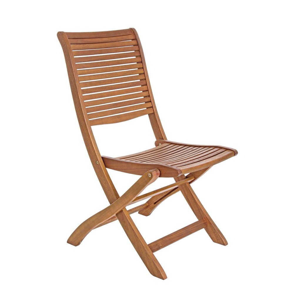 Drevená záhradná stolička v prírodnej farbe Noemi – Bizzotto