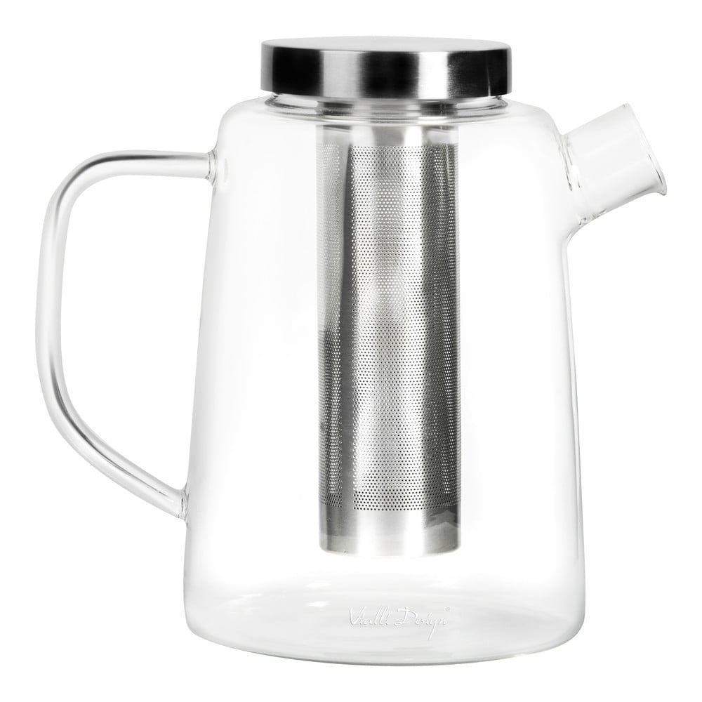 Sklenená čajová kanvica Vialli Design