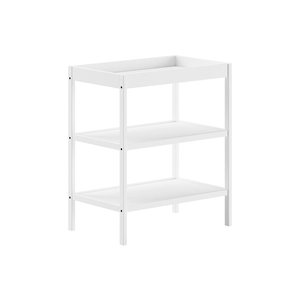 Biely prebaľovací pult z bukového dreva Dino – Vipack