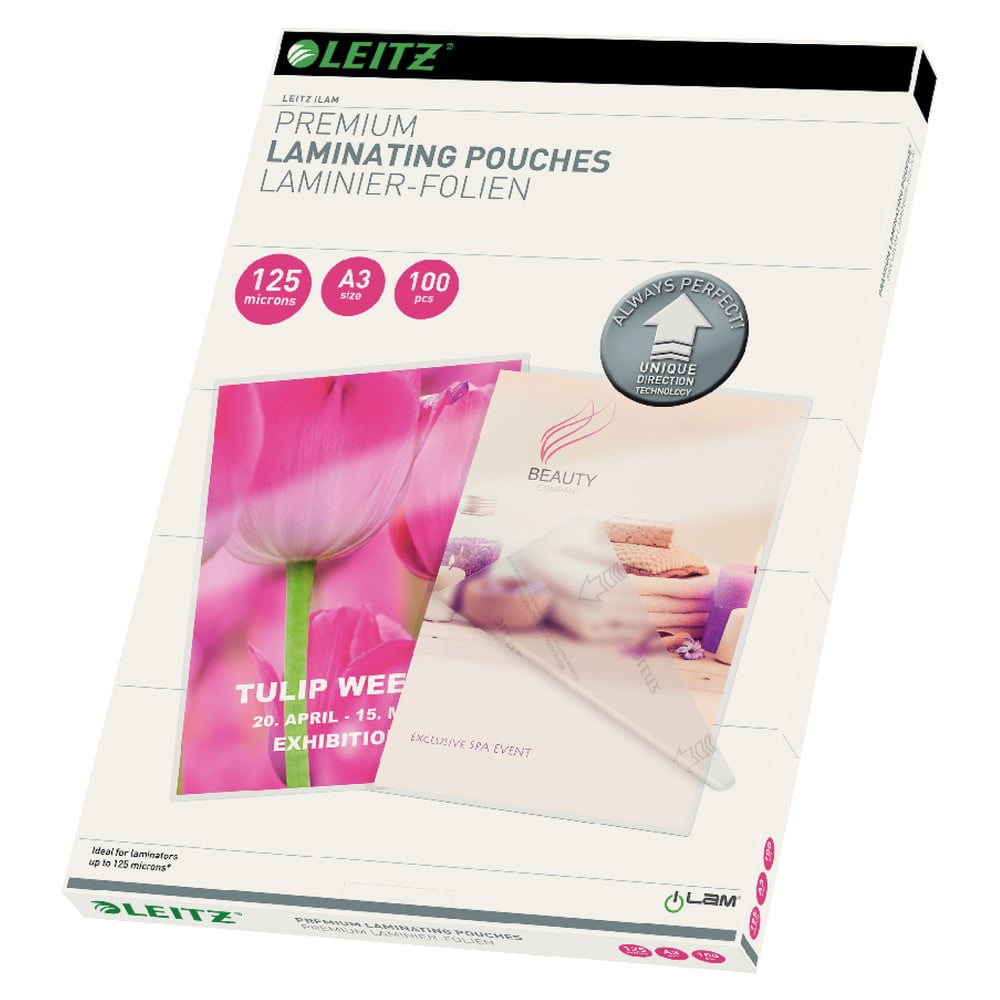 Súprava 100 laminovacích fólií Leitz Home Office