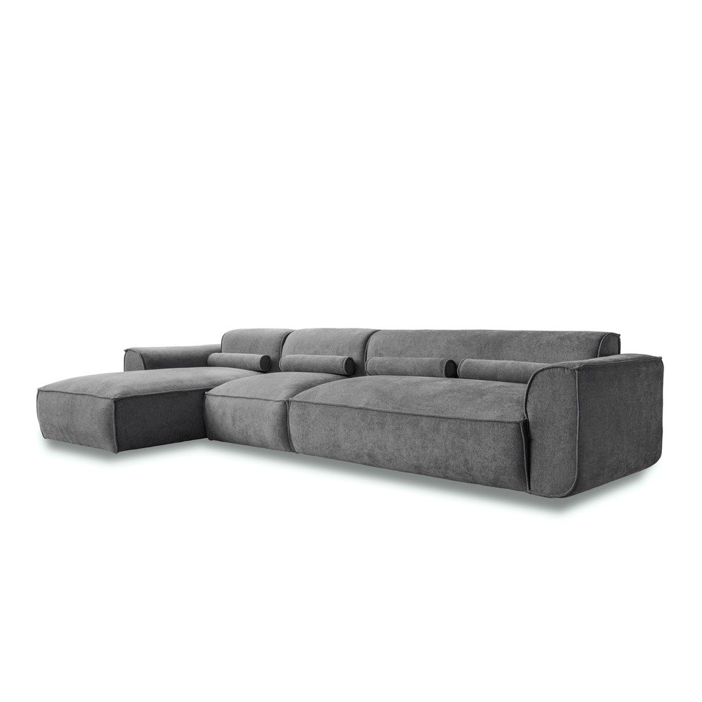 Sivá rohová pohovka (ľavý roh) Flex Felix – Miuform