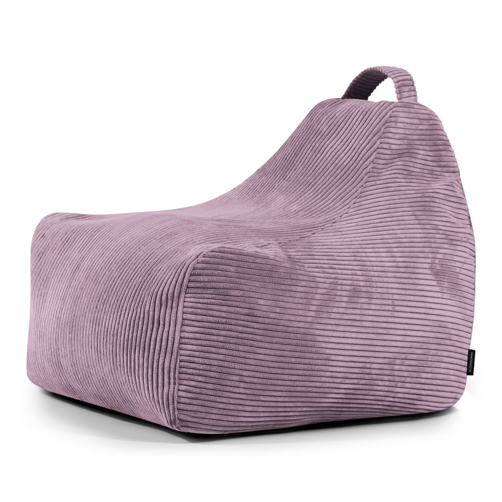 Fialový menčestrový detský sedací vak Game Amuse – SLOWDOWN
