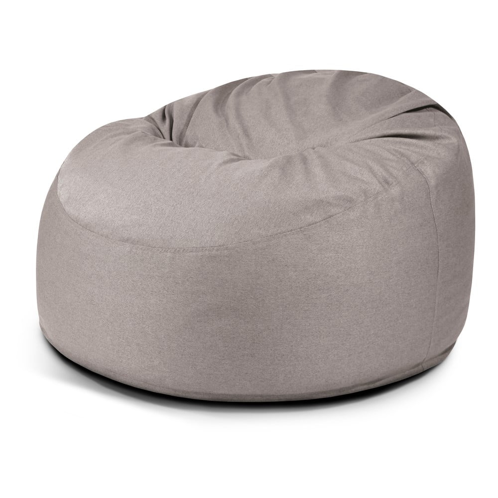 Sivobéžový sedací vak Om 110 – SLOWDOWN