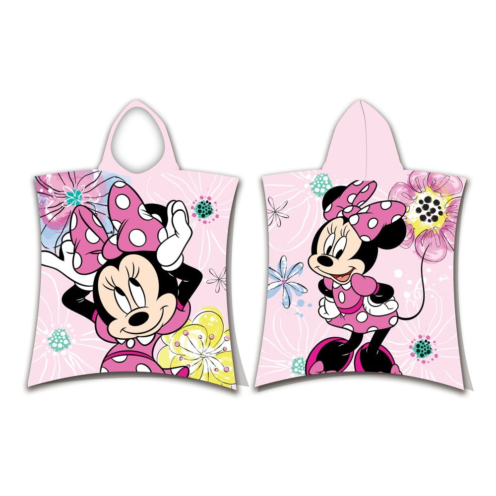 Ružový froté detský župan Minnie - Jerry Fabrics