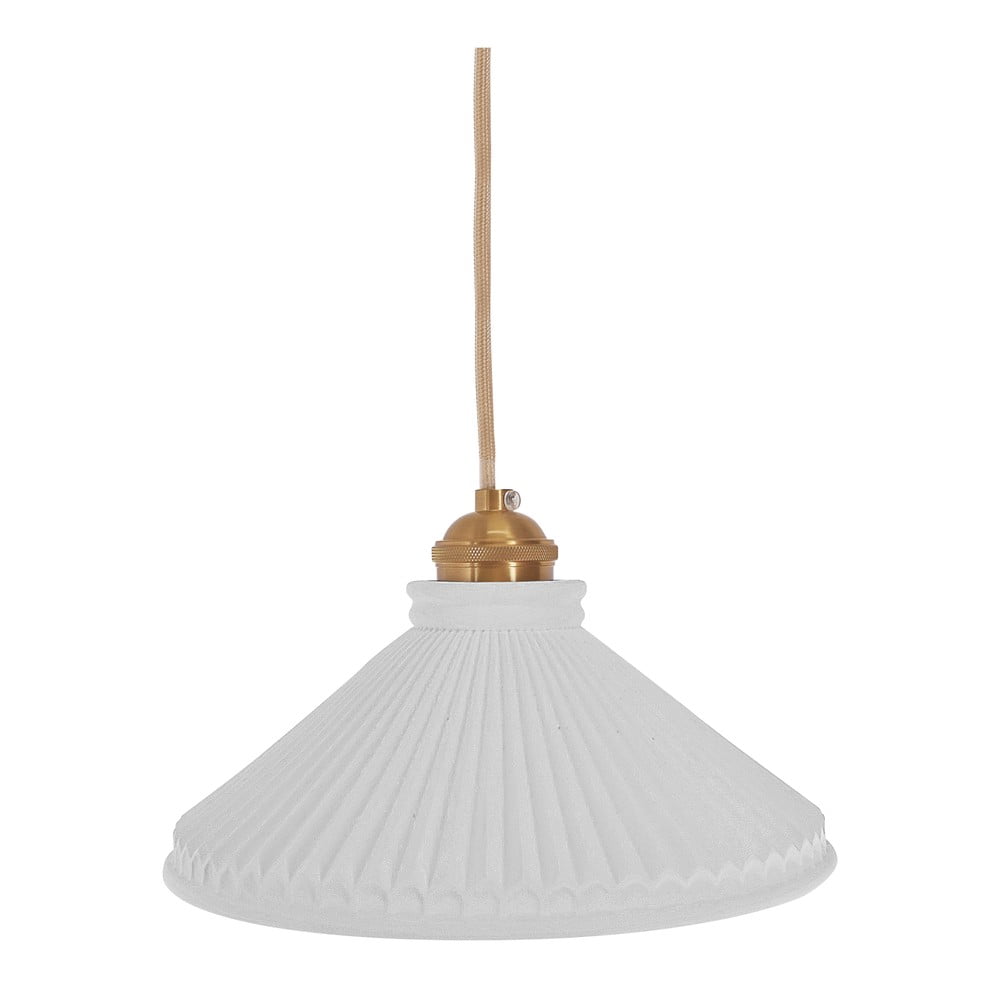 Biele závesné svietidlo SULION Elena