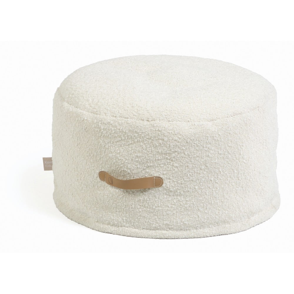 Biely puf Kave Home Adara