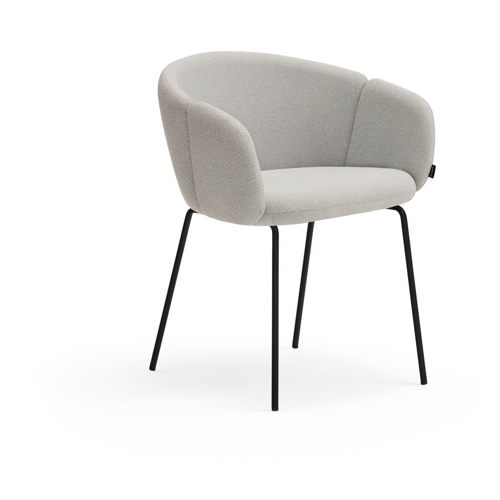 Svetlosivé čalúnené jedálenské kreslo Add – Teulat