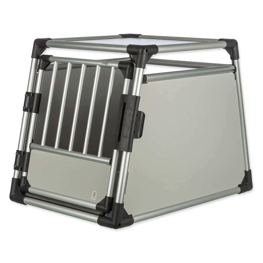 Prepravka pre domáceho miláčika v striebornej farbe 65x63 cm Trixie M-L – Plaček Pet Products