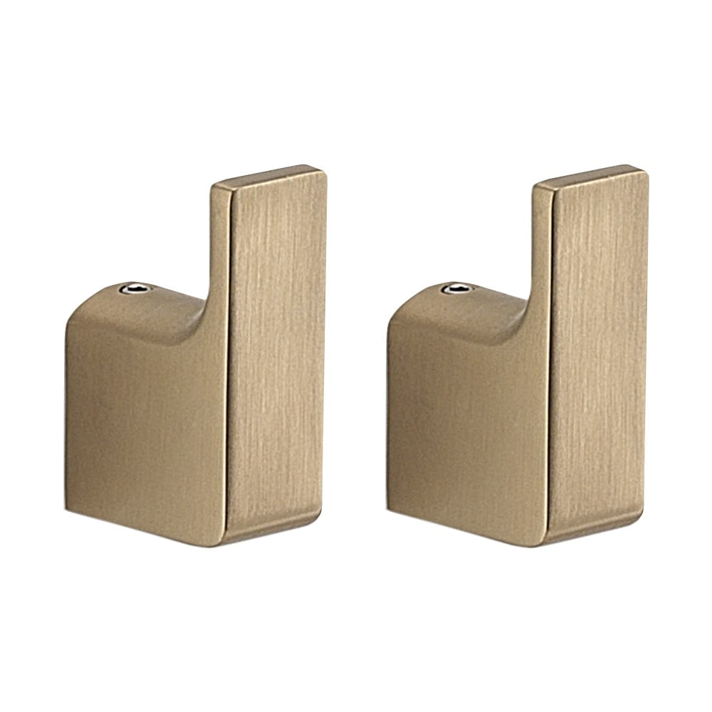 Nástenné kovové háčiky v súprave 2 ks v zlatej farbe Gedy Pirenei – Sapho