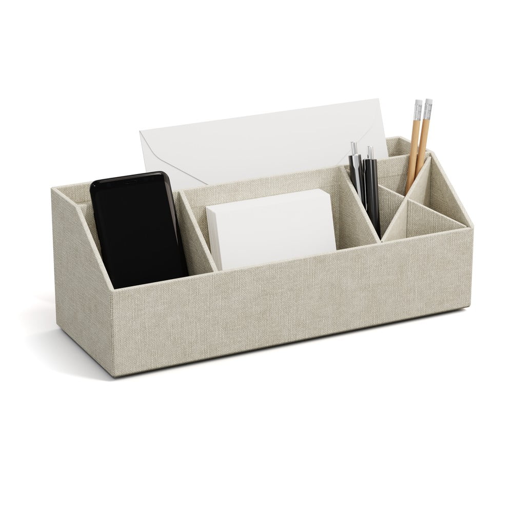 Kartónový organizér na písacie potreby Elisa Canvas Paper Laminate – Bigso