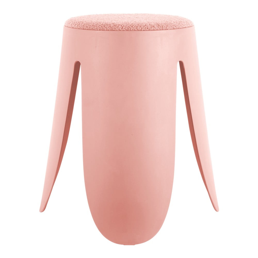 Svetloružová plastová stolička Savor – Leitmotiv