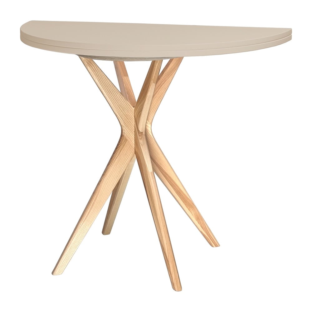 Okrúhly rozkladací jedálenský stôl 45x90 cm Jubi – Ragaba