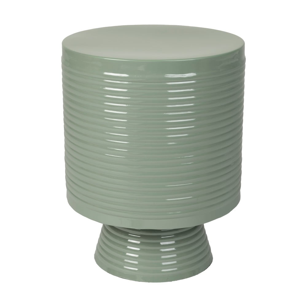 Kovový okrúhly odkladací stolík ø 35 cm Sven – White Label