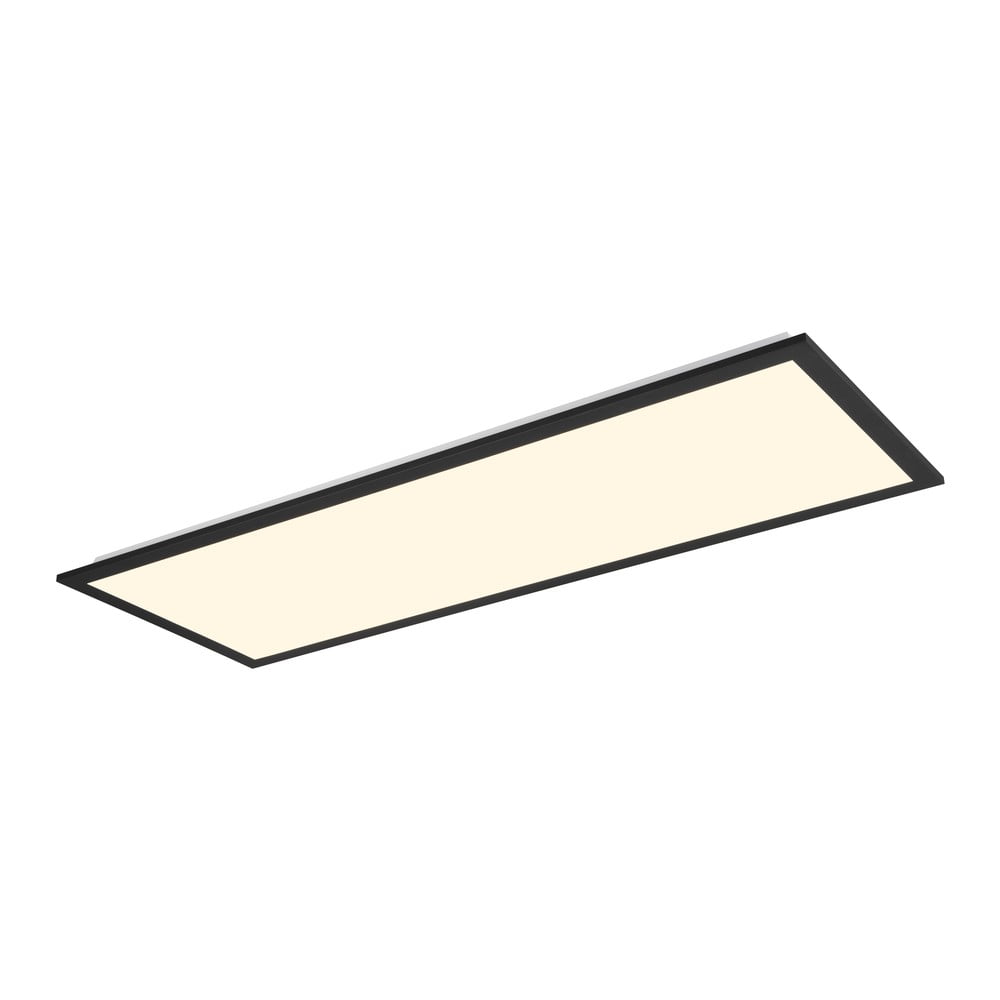 Čierne LED stropné svietidlo 29.5x80 cm Beta – Reality