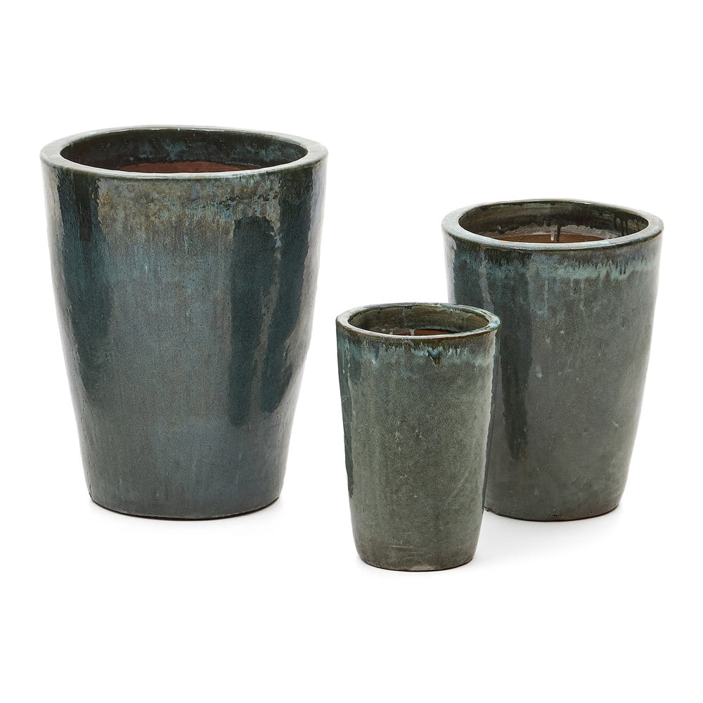 Kvetináče z terakoty v súprave 3 ks ø 47 cm Rotja – Kave Home