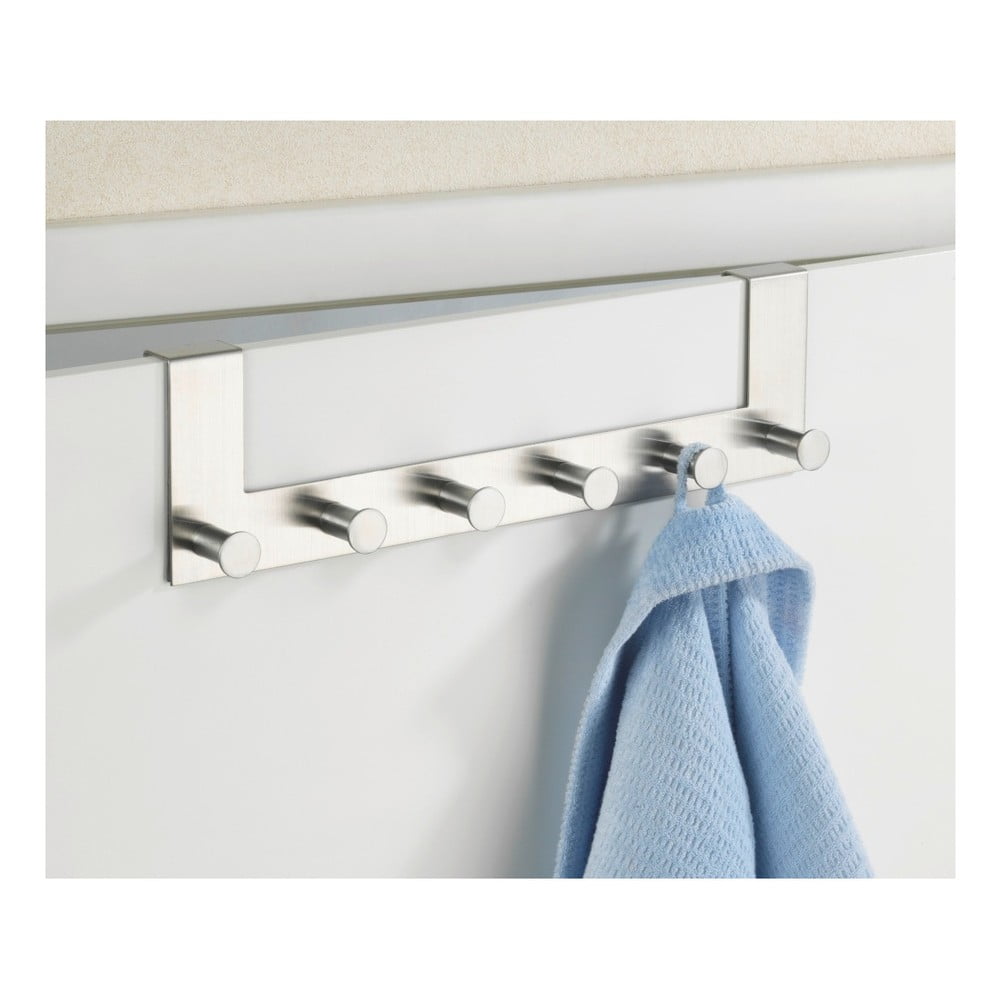 Kovový vešiak na dvere v striebornej farbe 39 cm Celano – Wenko