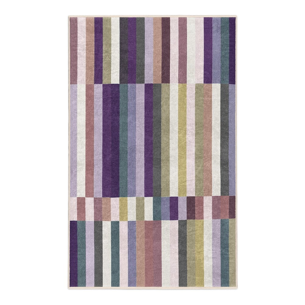 Fialový prateľný koberec 80x150 cm Purple Rain – Mila Home