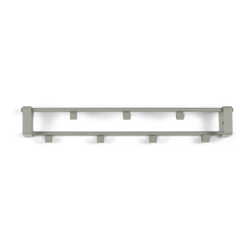 Sivozelený kovový nástenný vešiak 60 cm Rex – Spinder Design