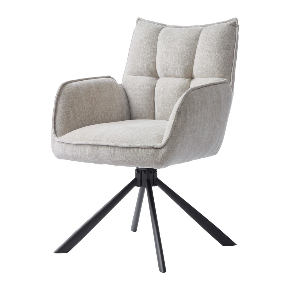 Krémovobiele čalúnené jedálenské kreslá v súprave 2 ks Marilla – Unique Furniture