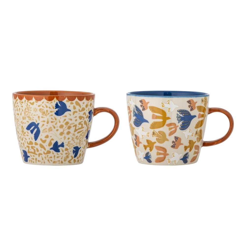 Šálky v súprave 2 ks z kameniny 300 ml Anniversary – Bloomingville