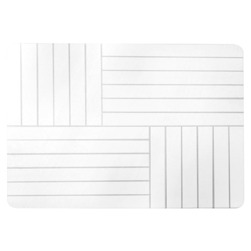 Biela kúpeľňová predložka 50x70 cm Malta – douceur d'intérieur