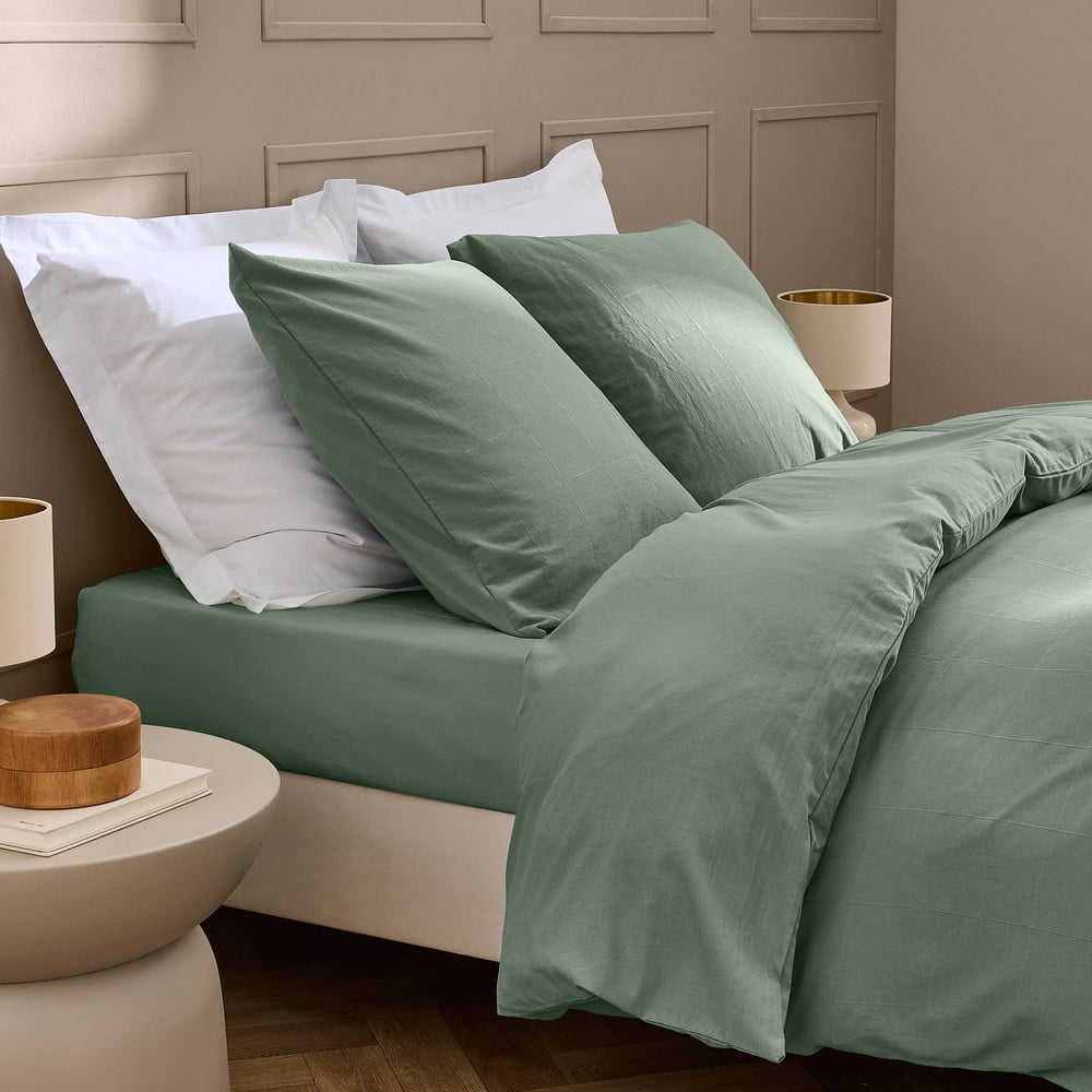 Zelená plachta 140x190 cm Linella – douceur d'intérieur