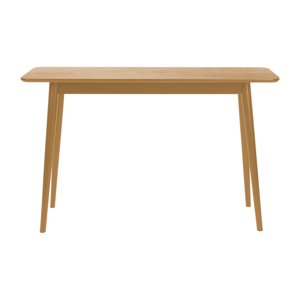 Konzolový stolík s doskou v dubovom dekore v prírodnej farbe 40x120 cm Fabio – White Label